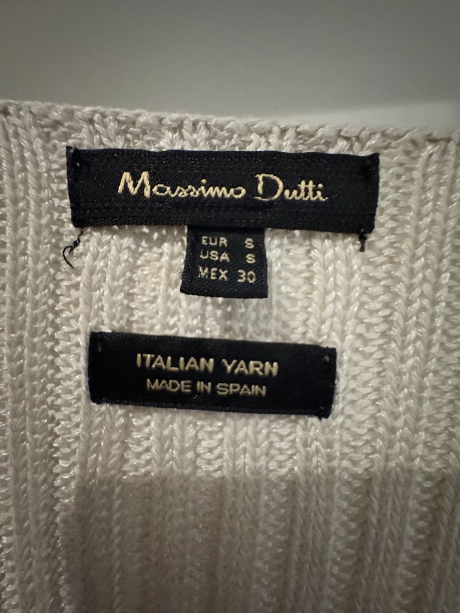 Massimo Dutti Maglioni & Felpe: Massimo Dutti Damen Feinstrickpullover Gr. S Taupe / Grau – Usato da Galgenen venduto da syl_7y9c 1