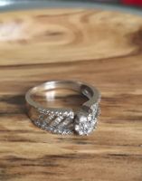 Weissgold Ring mit 43 Brillianten super price