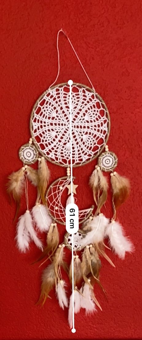 Alle Dekorationen: Schöner Traumfänger, Deko, 61cm, Handarbeit, – Neu und originalverpackt aus Zäziwil von meri79. 1