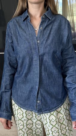 Chemise en jean Levi's fille bleu taille S coton
