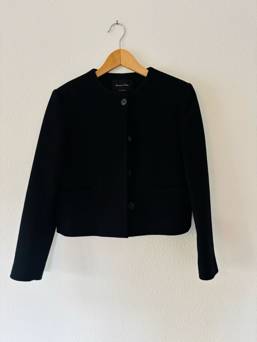 Massimo Dutti Vestes: Schwarzer Blazer von Massimo Dutti – Neuf (Voir description) à St. Moritz par LadinaJ 2