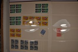 Zusammenstellung Viererblocks ab 1965 mit ET Stempel