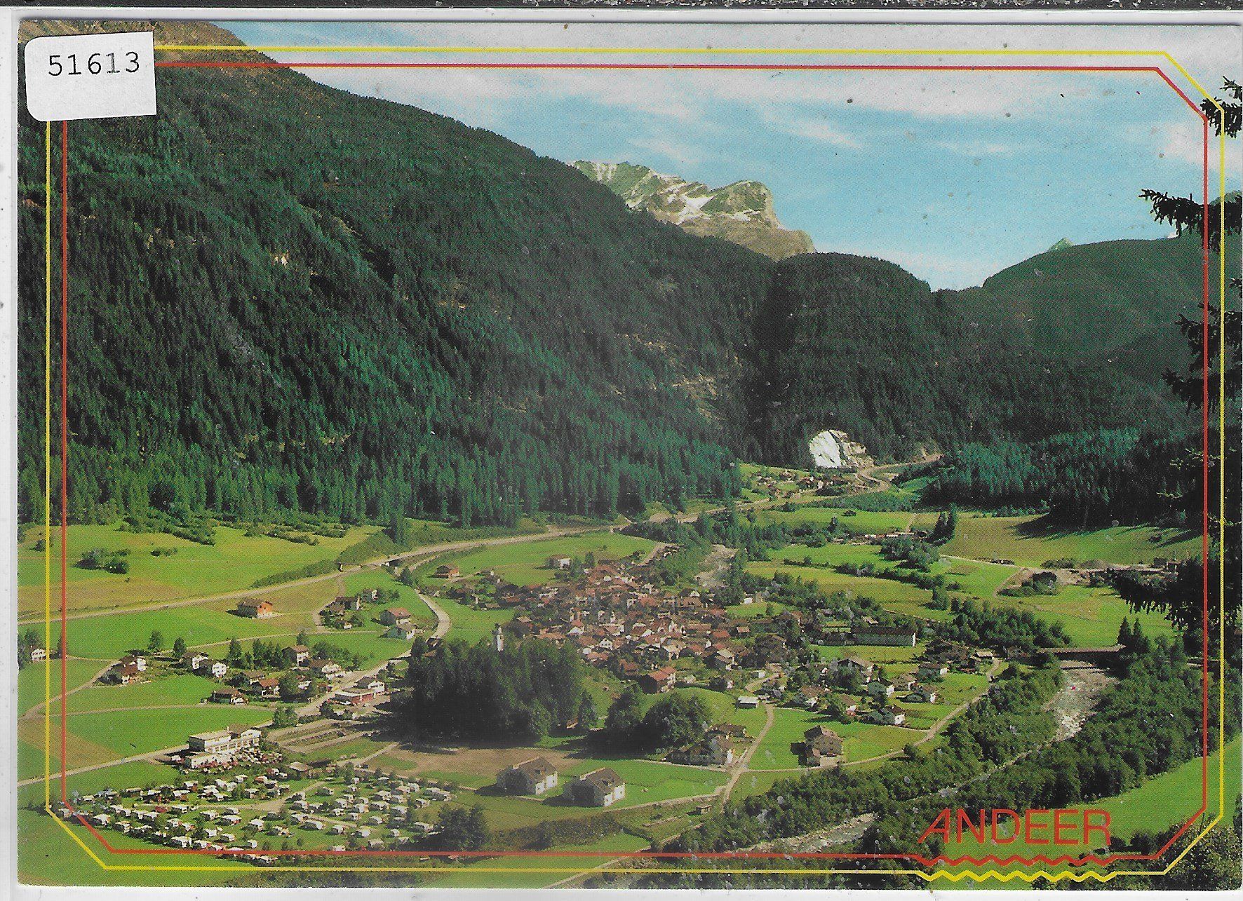 Cartoline postali: Andeer - Generalansicht – Usato da Ettingen venduto da Kartenplanet