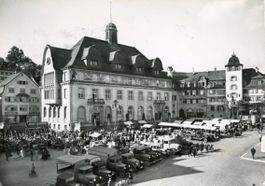 Heiden  AR  -  Camions / Regierungsgeb. - Marktplatz um 1950