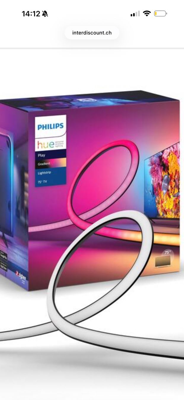 Philips Home cinéma: Philips Hue Play Gradient Lightstrip 75 – Neuf avec emballage d'origine à Safenwil par Lenzin123