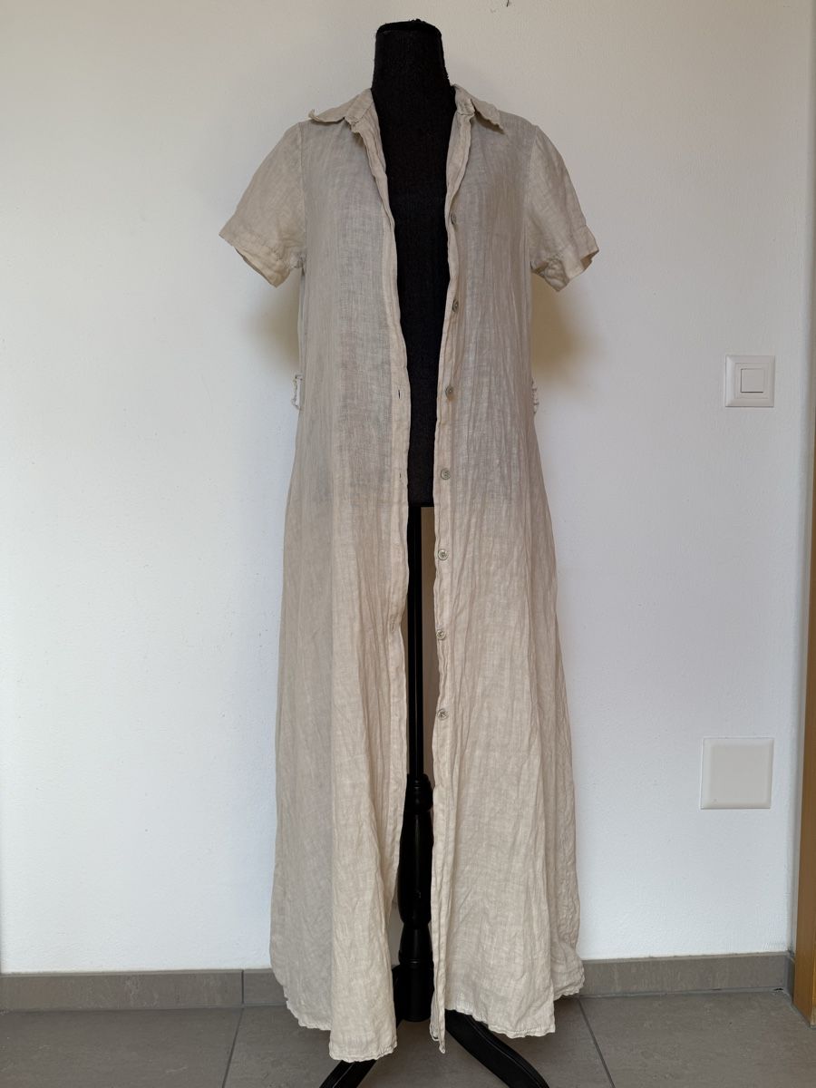 Kleider: Blusenkleid / Blusenmantel aus Leinen – Neu (gemäss Beschreibung) aus Sigriswil von ck56 5