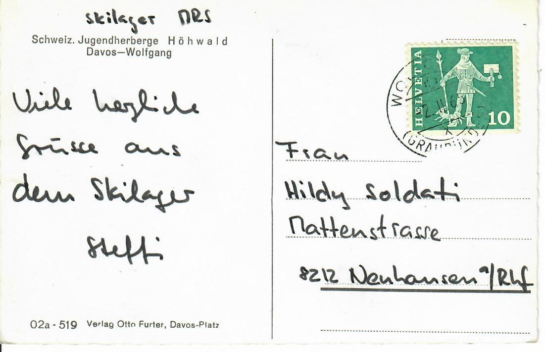 Cartoline postali: Jugendherberge Höhwald Davos Wolfgang – Usato da Hochdorf venduto da Ziegel-16 1