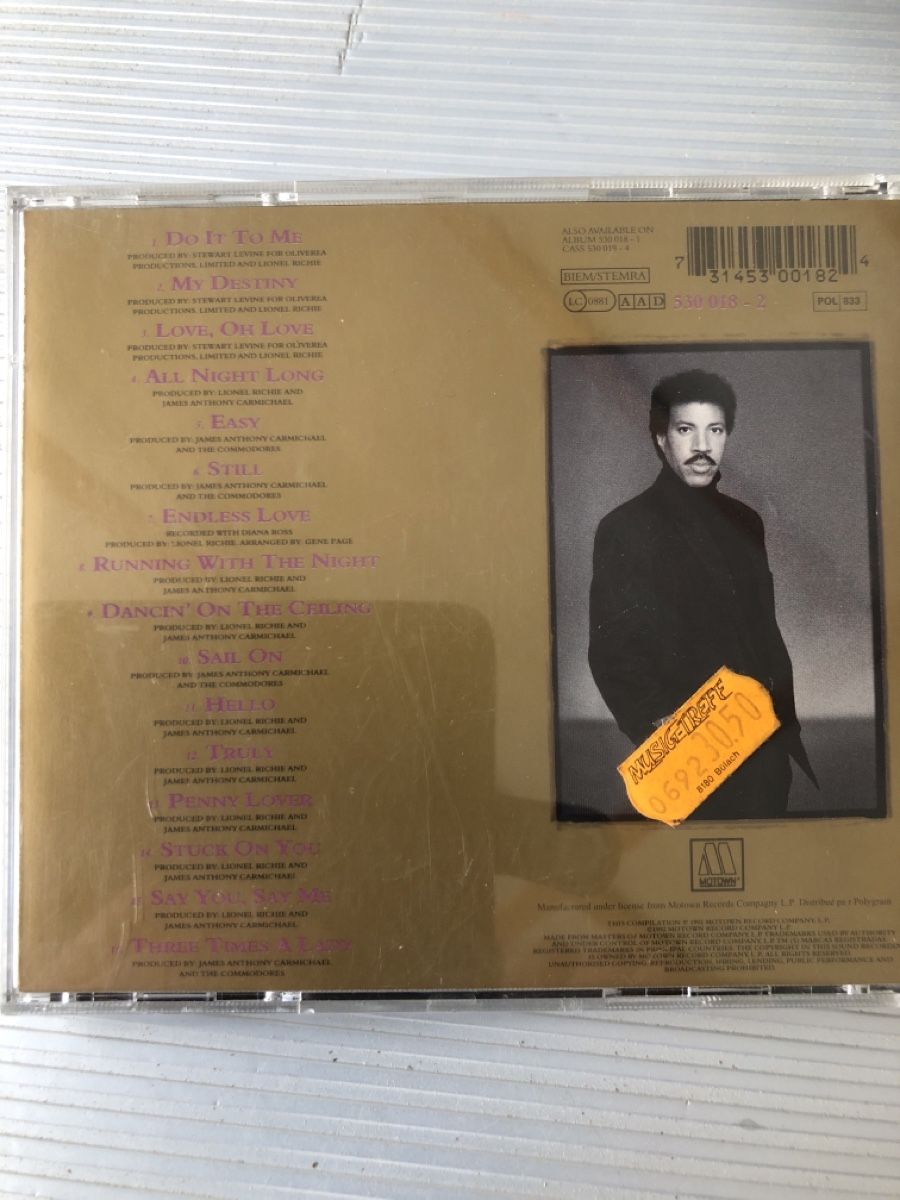 CD: Lionel Richie - Back To Front  – Usato da Flaach venduto da rubo7 2
