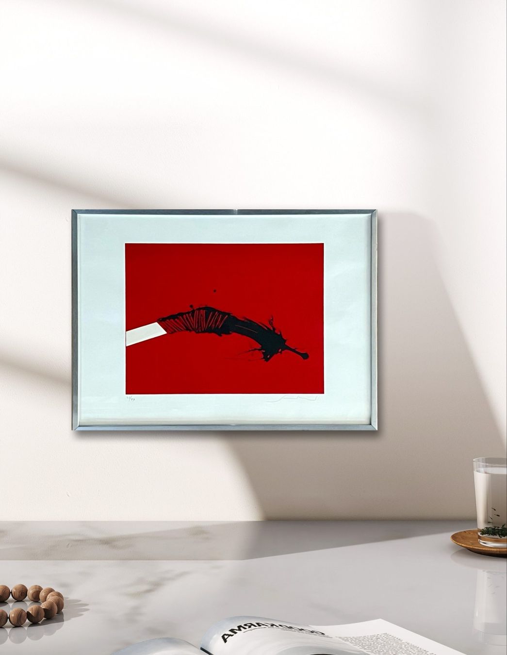Grafiken & Lithographien: Emilio Scanavino, Signed Lithography Limited 99 pcs framed – Gebraucht aus Morges von 4WLS 3