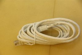 Netzwerkkabel mit CAT.5E, weiss - 2m