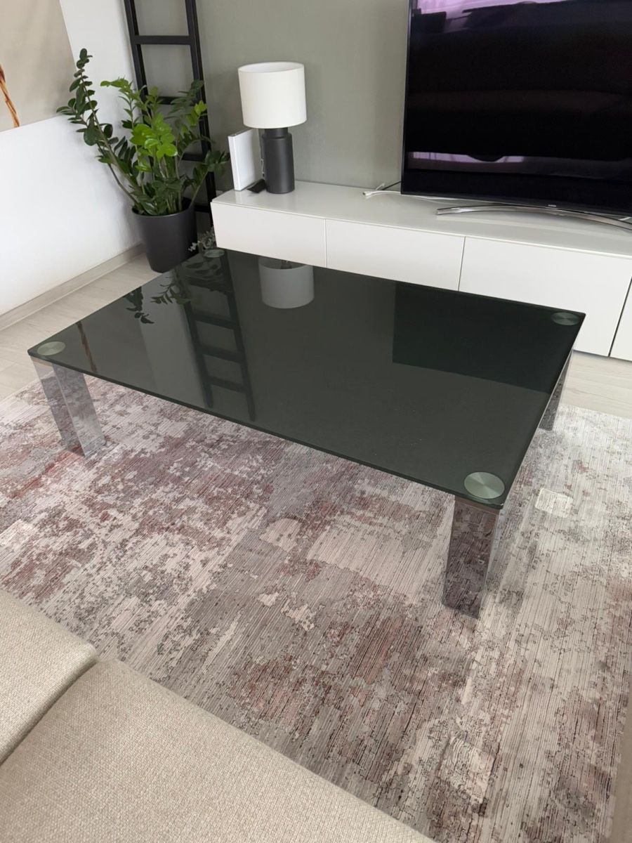 Tavoli: Glastisch Couchtisch Chrom – Usato da Zürich venduto da Nopipo