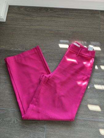 Bershka Stoffhosen in Pink, Grösse 34