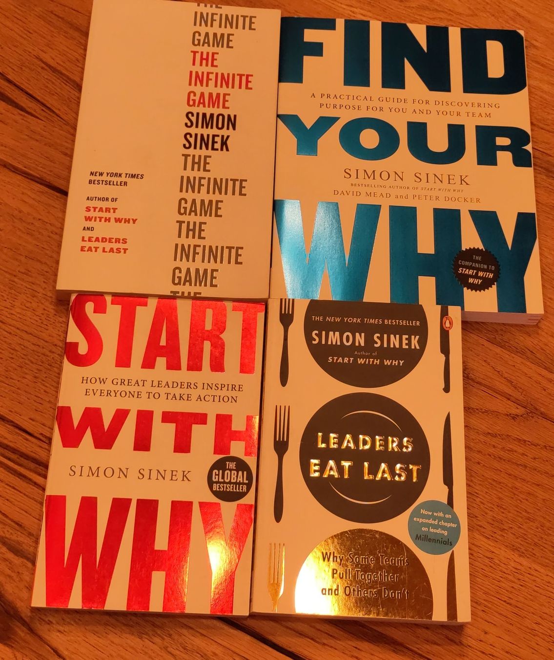 Libri: Simon Sinek Books - Start With Why, Leaders Eat Last, ect.  – Usato da Vevey venduto da Thomas0141