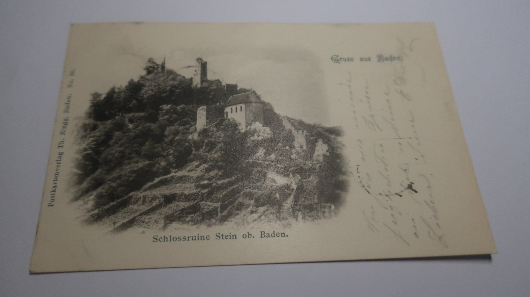 Cartoline postali: Gruss aus baden 1899 – Usato da Cormoret venduto da Pascalll2001 1