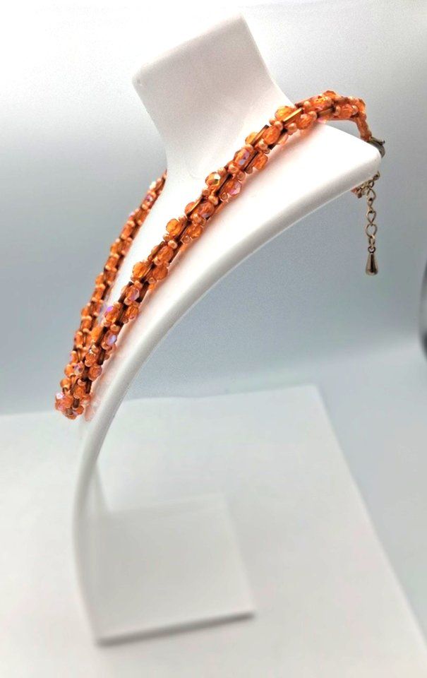 Catenine: Handgefertigtes Collier aus funkelnden Glasperlen – Nuovo e nell'imballaggio originale da Heiligkreuzsteinach venduto da schmucktime 5