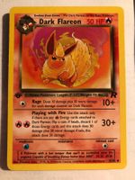 Dark Flareon (unc.) Team Rocket 1st - MINT - ab 1.-