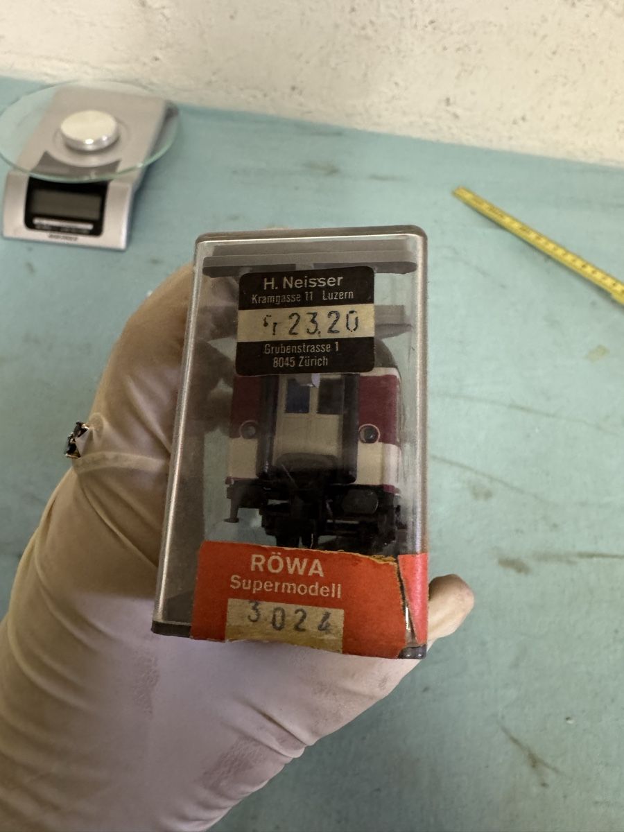 Modellini di ferrovie: Röwa Super Modell DB Speisewagens Nr 19 – Usato da Effretikon venduto da Effi0111 3