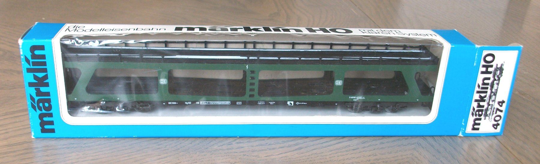 Märklin Modellini di ferrovie: Reisezug-Autotransportwagen; OVP – Usato da St. Moritz venduto da Manu7500