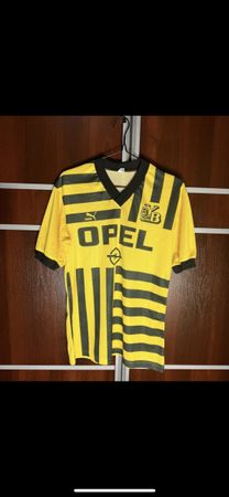 BSC Young Boys YB Vintage Trikot Shirt 1989/90 Autogramme