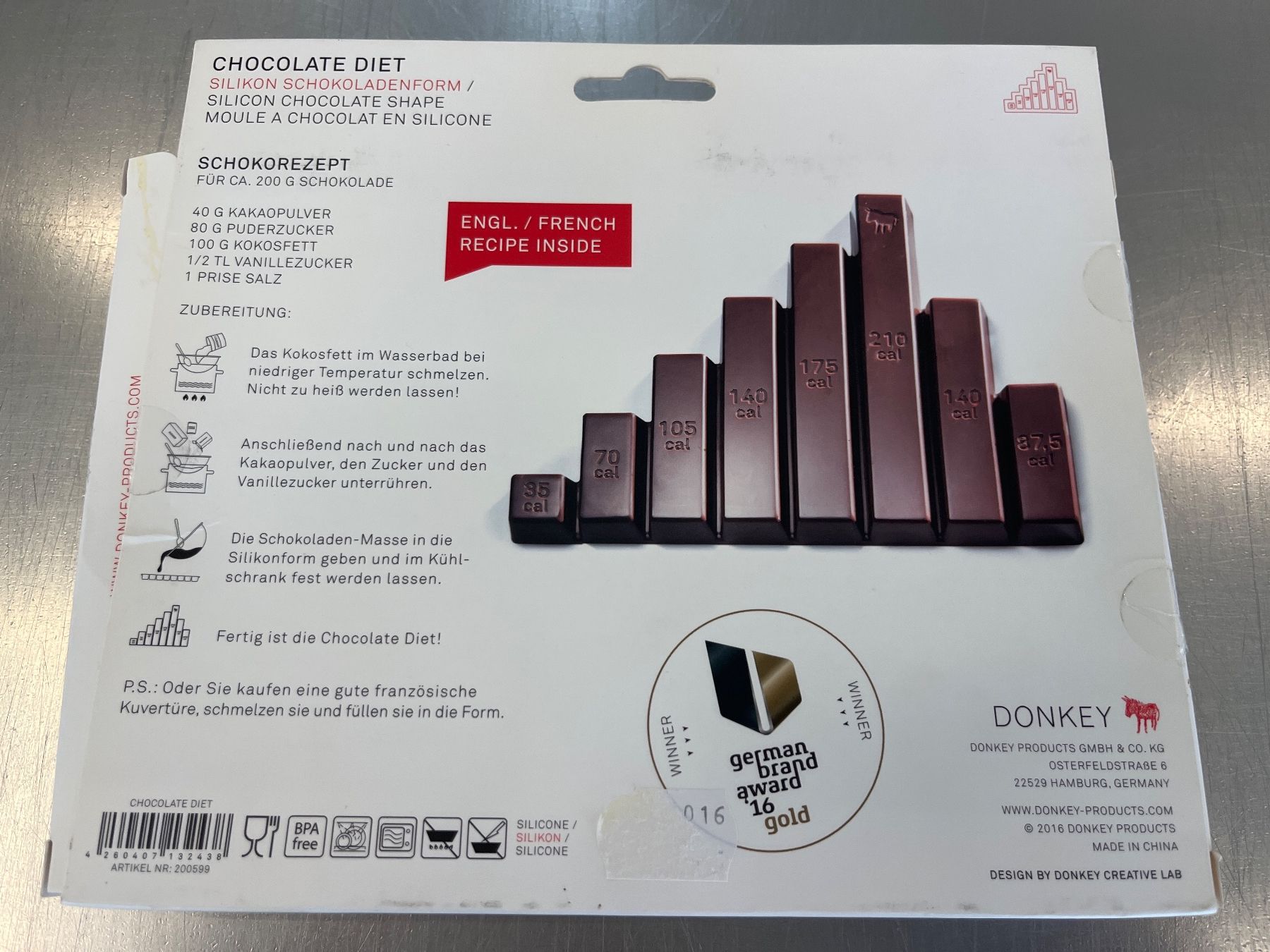 Teglie da forno: Donkey Silikon Schokoladenform – Usato da Illnau venduto da flamingo007 3