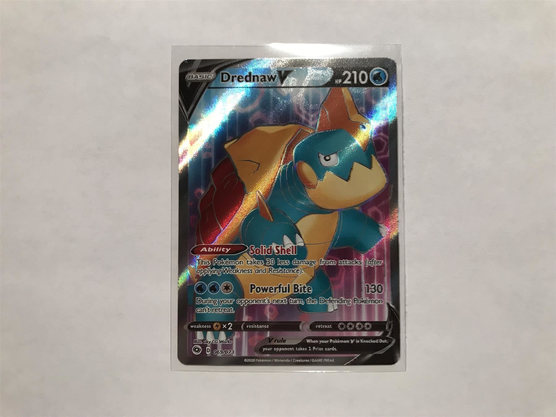 Pokémon Carte collezionabili: Drednaw V FullArt – Nuovo (secondo la descrizione) da Hagendorn venduto da Pokecollectorch
