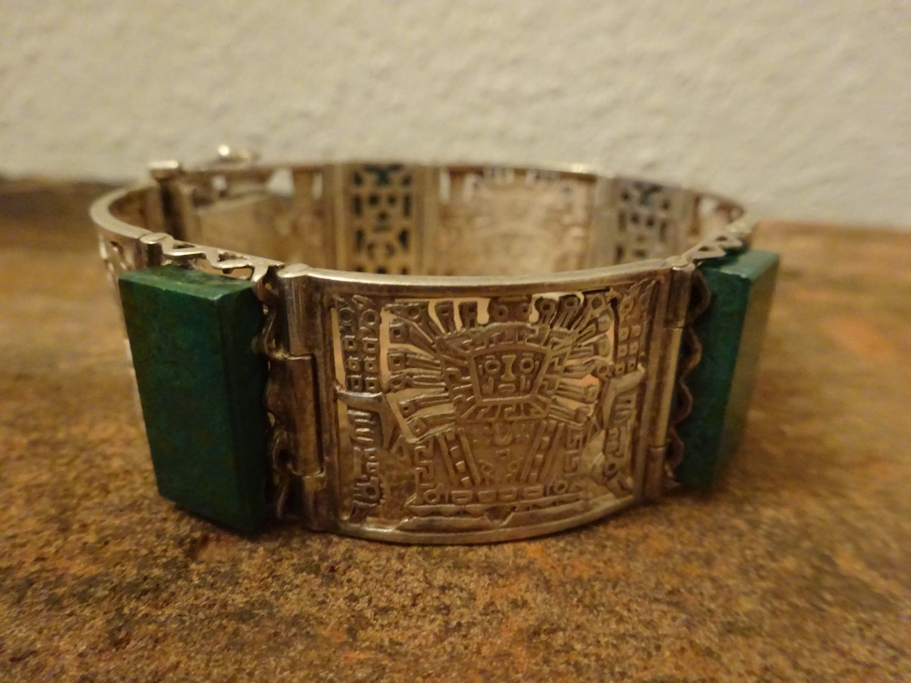 Bracciali & Braccialetti: INKA Armband Azurit / 925 Silber – Usato da Esslingen venduto da FetteSchnecke