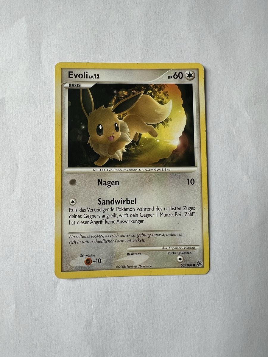 Pokémon Carte collezionabili: Pokemonkarte Evoli – Usato da Willisau venduto da Neiro77