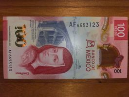 Mexiko 100 Pesos 2020 Bankfrisch