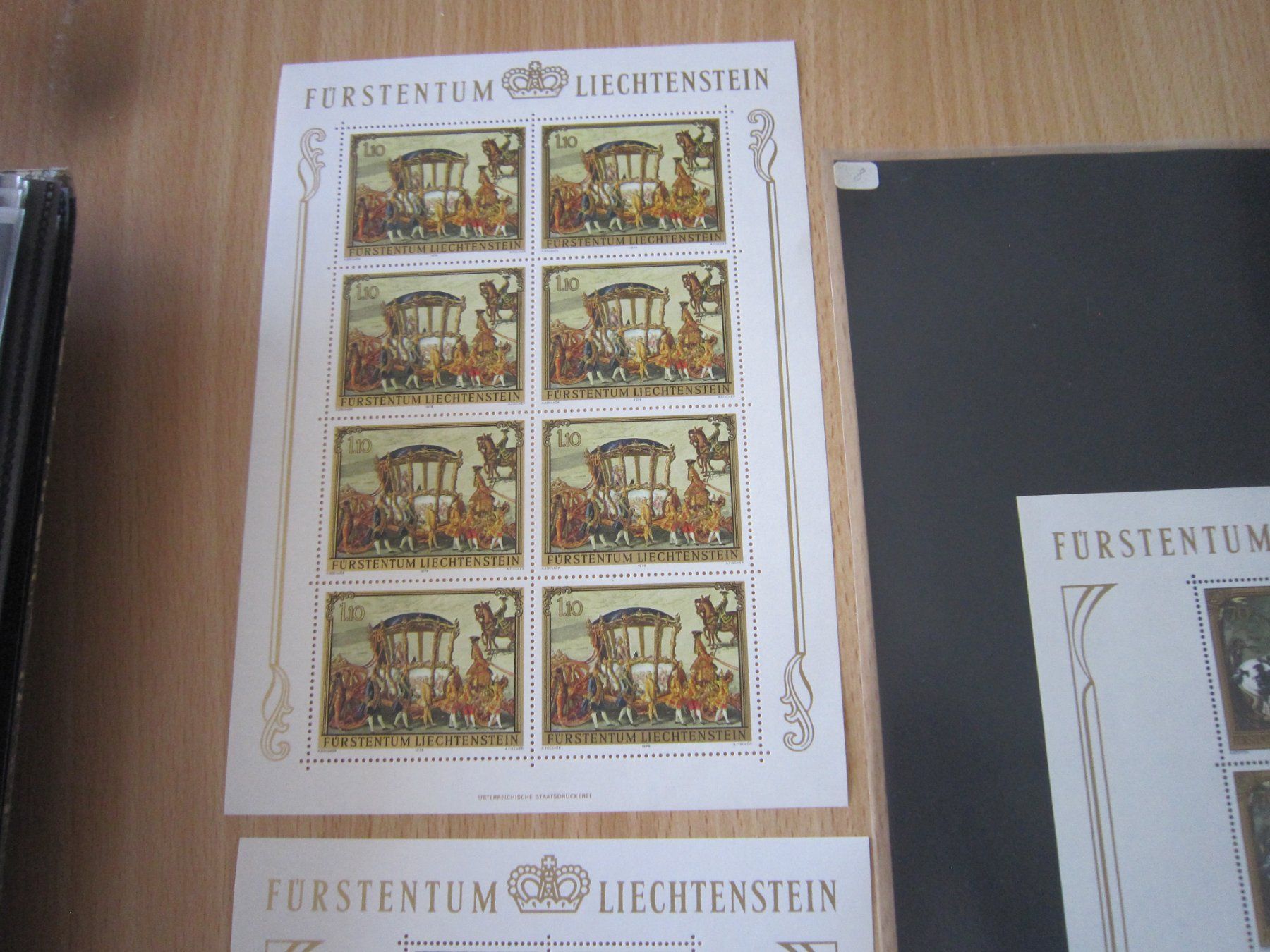 Tutti i francobolli: No 20 Blöcke Lichtenstein Gemälde Rösser – Usato da Giubiasco venduto da sal_9j6w 3