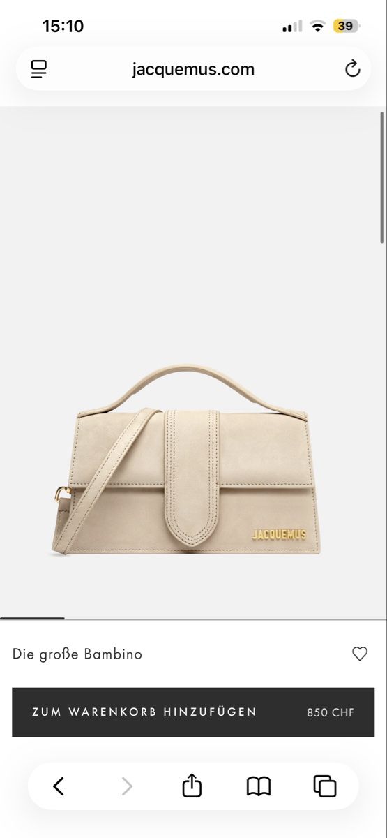 Jacquemus Borse da donna: Jacquemus Die grosse Bambino Handtasche, hellblau – Nuovo (secondo la descrizione) da Andwil SG venduto da nin_y2zm 5