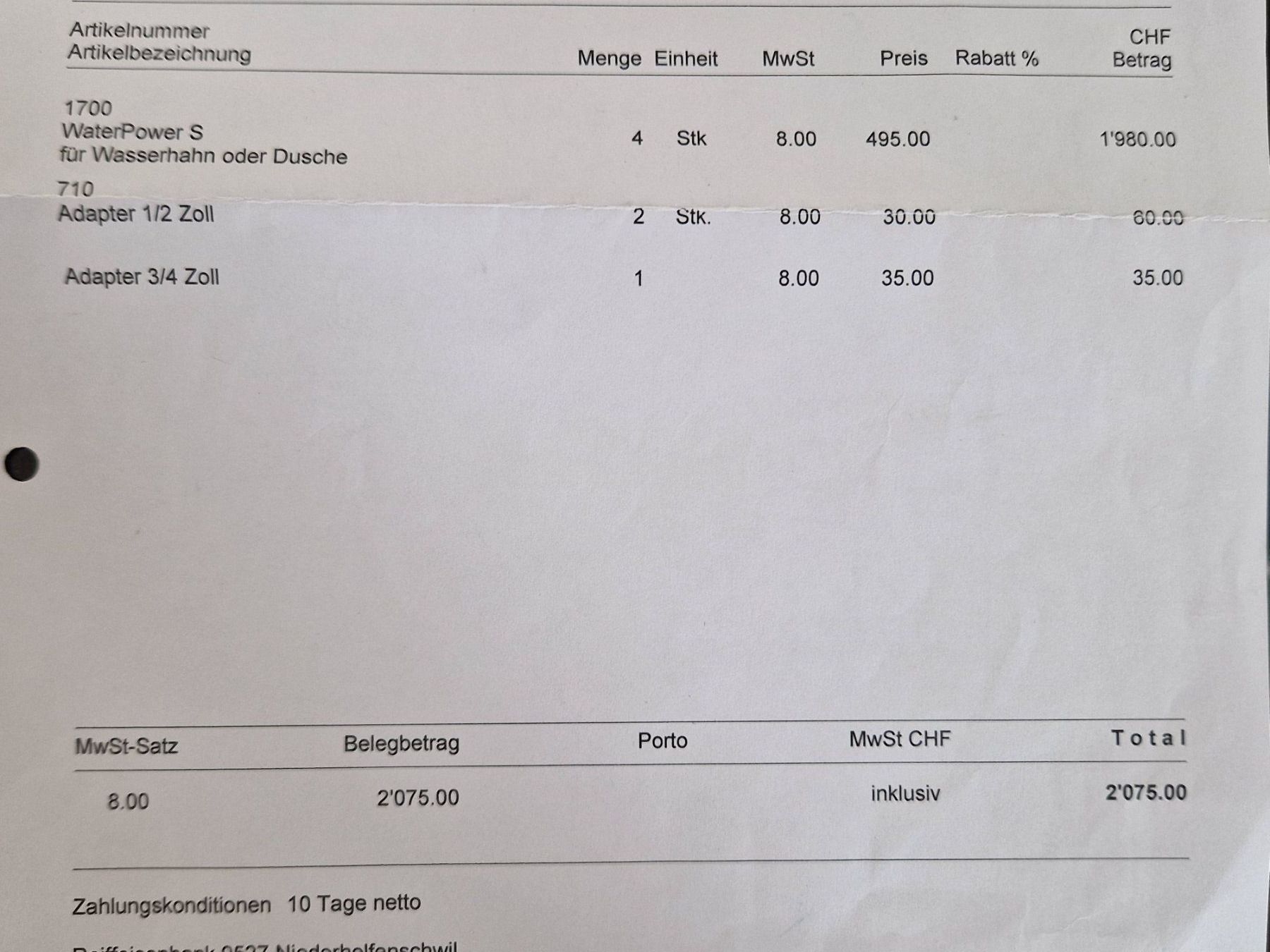 Sanitari: Entkalker WPR Quellwassersystem – Usato da Horgen venduto da ren_65gp 4