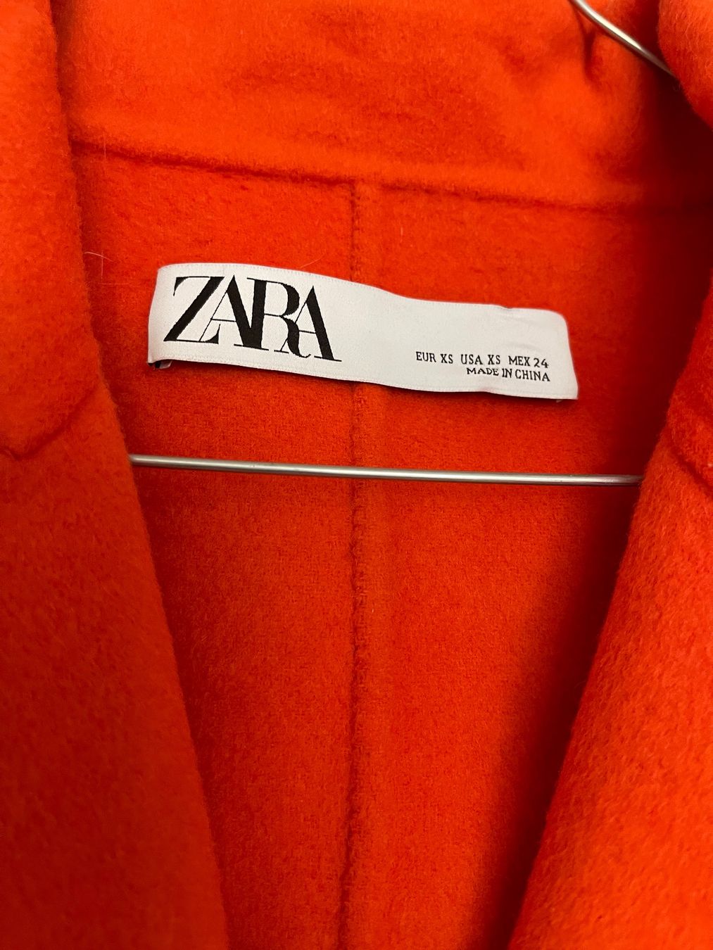 Zara Cappotti: Zara Manteau Orange – Usato da Genève venduto da Annilu 2