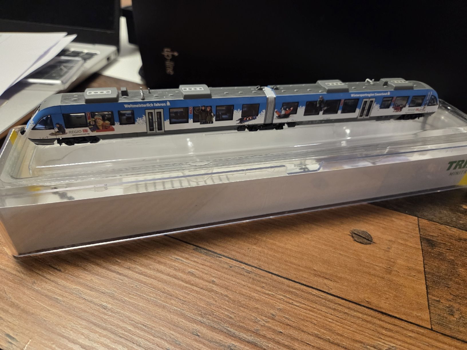 Trix Modellini di ferrovie: Minitrix Triebzug LINT 16482 Spur N  – Usato da Langnau i. E. venduto da Marger