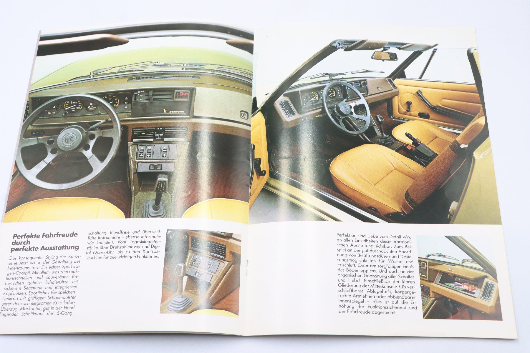 Fiat Documenti: Fiat X1/9 Five Speed 1978 Prospekt – Usato da Bühl b.Aarberg venduto da Collectorpassions 3
