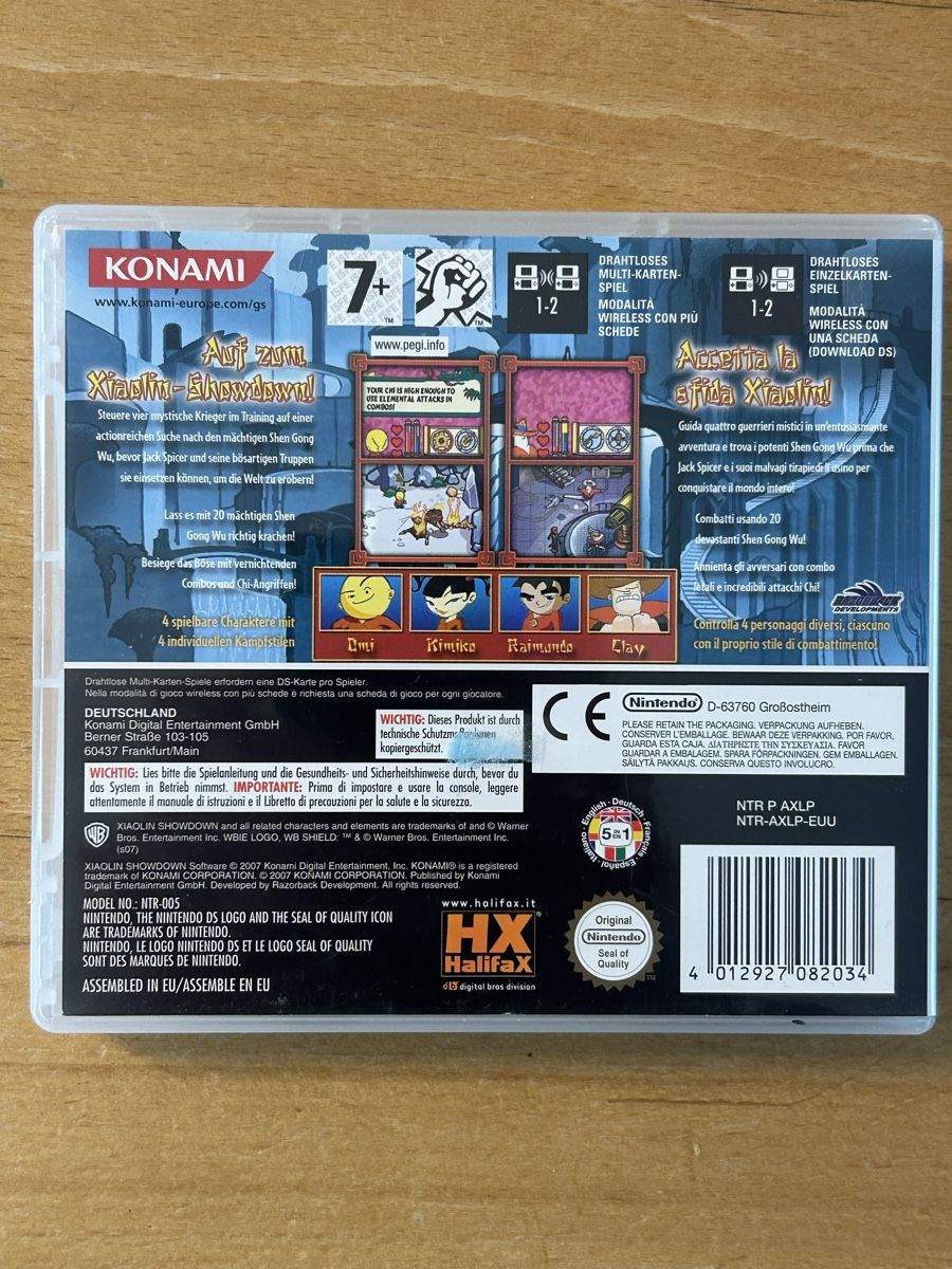 Giochi: Xiaolin Showdawn Nintendo DS Game – Usato da Würenlingen venduto da Dragon070 1