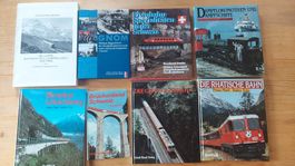 Bücher über Schweizer Bahnen und Lokomotiven