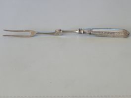 Vintage Vorlegegabel Zweizinker 800er Silber