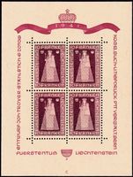 1941 LIE, Madonna von Dux Nr. 150l, Kleinbogen postfr. **.
