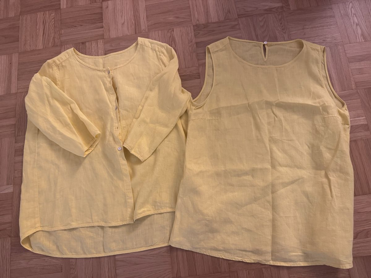 Tops: Damen Leinen Hemd und  Bluse  100% Leinen – Gebraucht aus Zürich von oase69