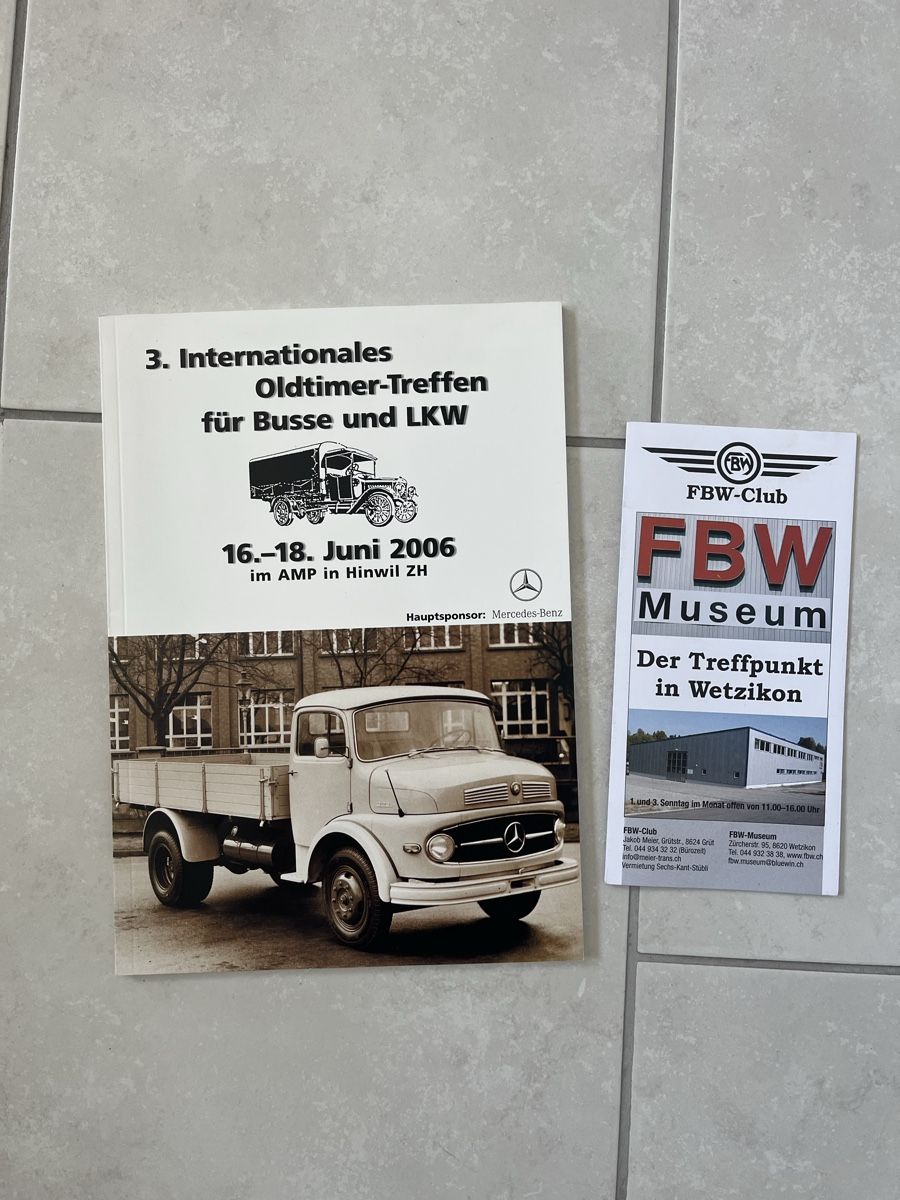 FBW Documenti: Prospekte FBW – Nuovo (secondo la descrizione) da Dintikon venduto da Redgar58