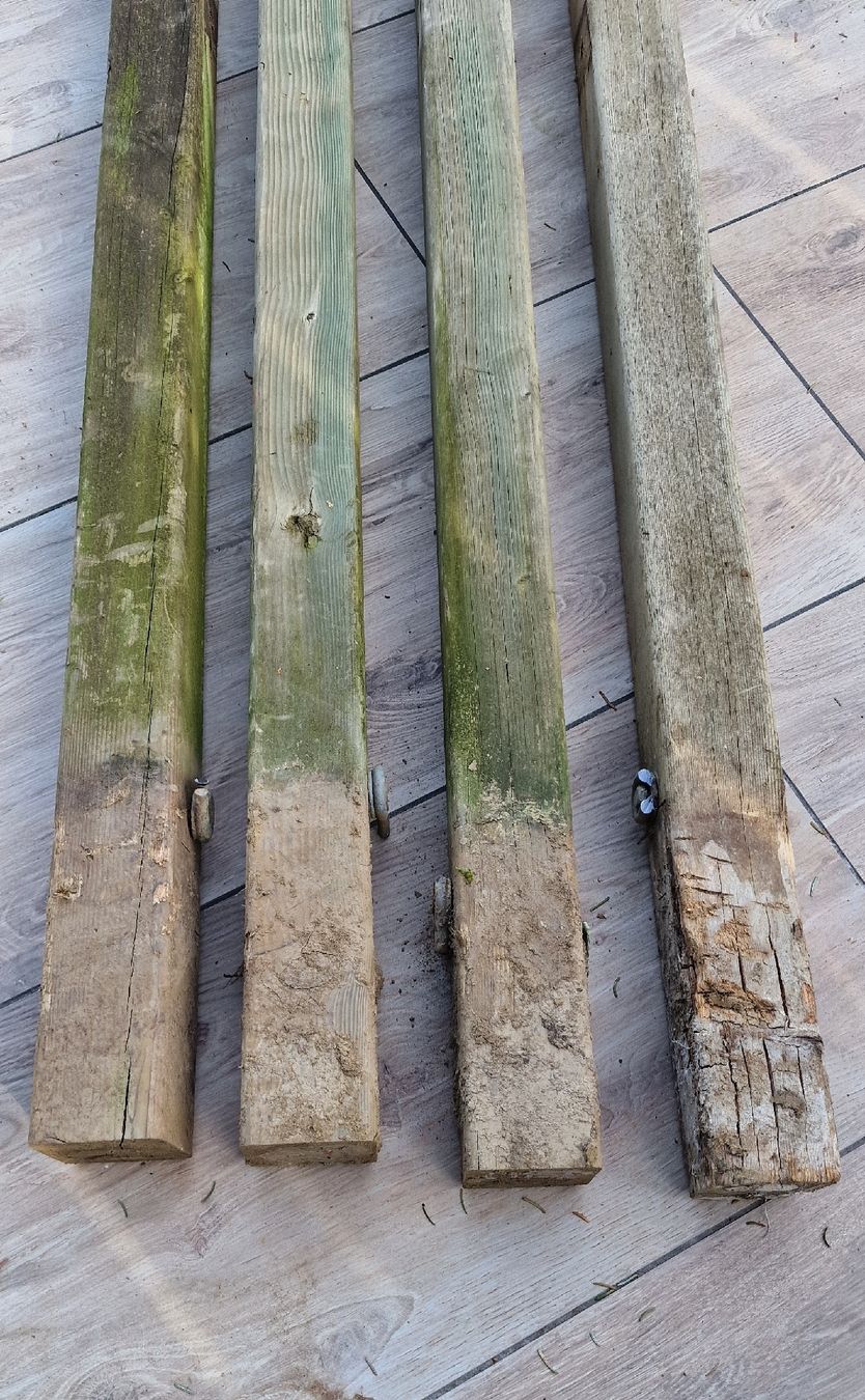 Articoli in legno: Imprägnierte Holzbalken – Usato da Suhr venduto da Sbume 3