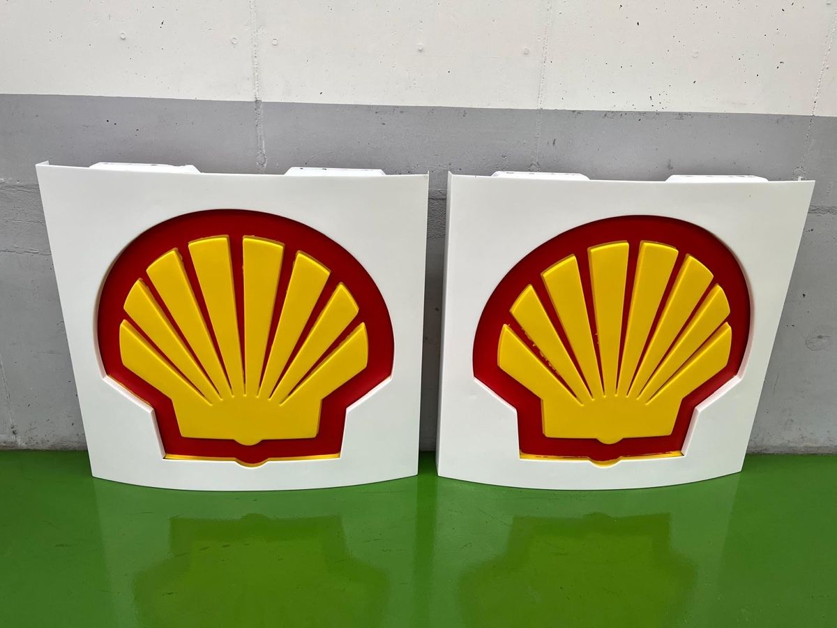 Shell Schilder: Schild Shell – Gebraucht aus Pfaffnau von Galini75