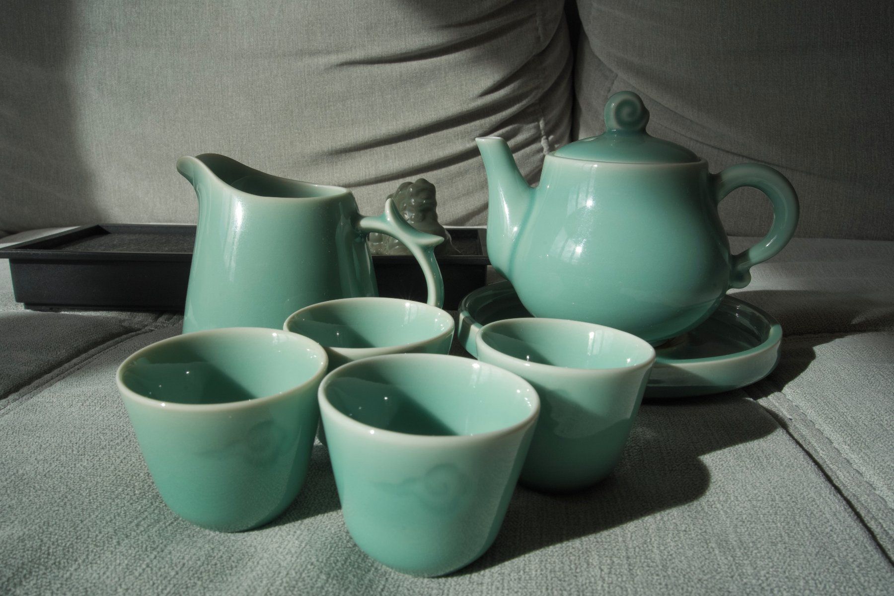 Set di piatti: Tea set from Chonqing, China - never used – Nuovo (secondo la descrizione) da Olten venduto da kkp_7dg5