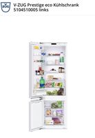 V-ZUG Prestige eco Kühlschrank 5104510005links Vollintegriet
