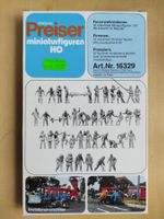 Feuerwehrmänner, 42 unbemalte Figuren, von Preiser H0