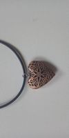 Collier avec pendantif coeur qui s'ouvre bronze NEUF