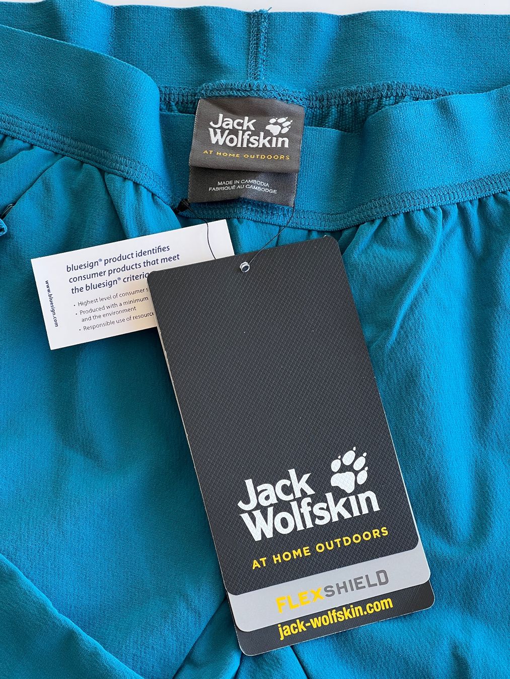 Jack Wolfskin Pantaloni: Jack Wolfskin Softshellhose Hose Wanderhose - 164 - neu – Nuovo e nell'imballaggio originale da Büetigen venduto da Jabo 2