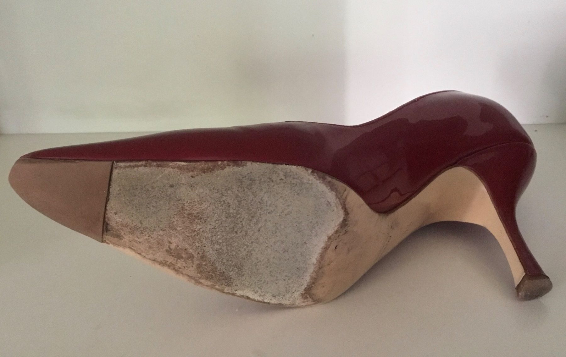 Jil Sander Scarpe da donna: Jil Sander red burgundy pumps 37.5 – Usato da Basel venduto da 18Inspiration 4