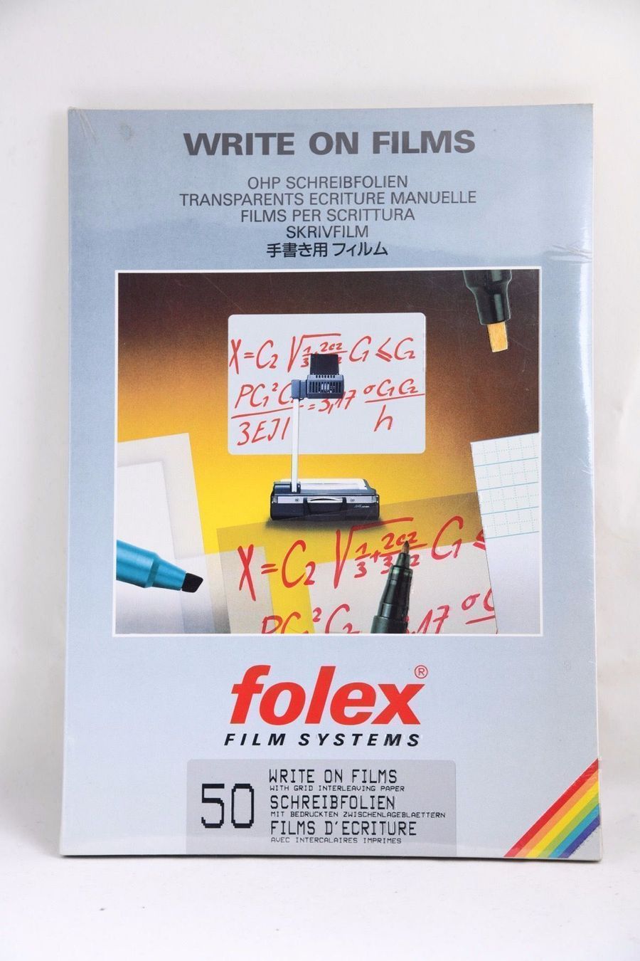 Schreibblöcke: 50X WRITE ON FILM FOLEX – Gebraucht aus Bellinzona von CarpiFotoSA 1