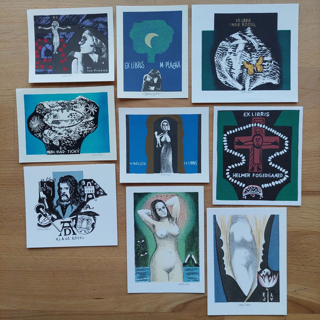 Grafica & Litografie: Sammlung Exlibris Jaroslav Kaiser signiert – Usato da Obfelden venduto da Exlibris-Art 1